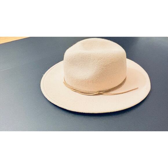 Abercrombie & Fitch Panama Wool Wide Wyeth Shea Hat Western resort Putty color main image 13